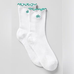 ALO Yoga Women's Lettuce Edge Sock